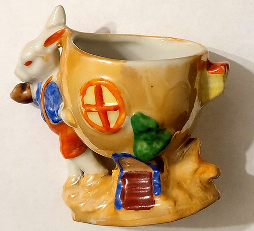 Vintage pixie elf egg cup - ,