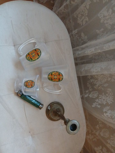 Butter beer glass and - butter,