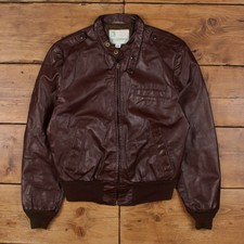 Vintage gino leathers bomber - leathers,