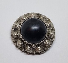 Vintage Silver Tone Bakelite
