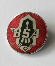 BSA ENAMEL LAPEL PIN BADGE CAP