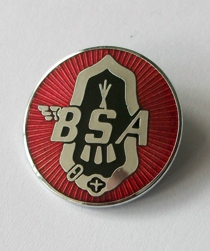 Bsa enamel lapel pin - bsa,