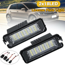 2x LED Number License Plate