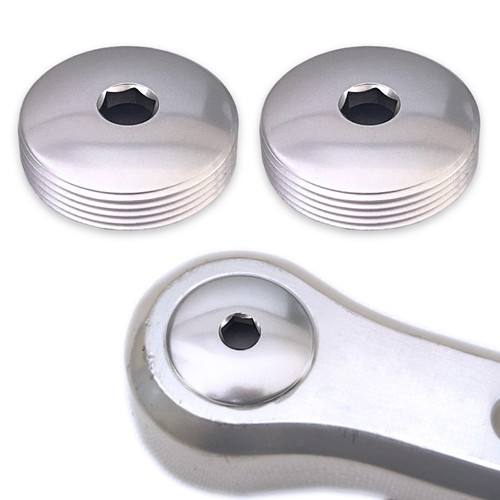 Pair silver aluminium - x2,