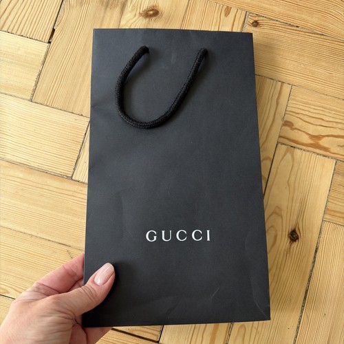 Gucci black gift bag - black, x