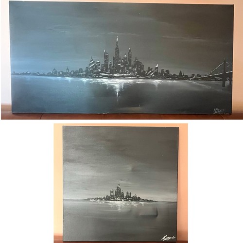 Cityscape original paintings - original, 2
