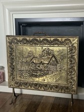 Brass cottage design - brass, fire