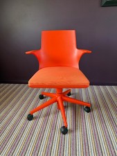 Orange office chair - ,, kartell