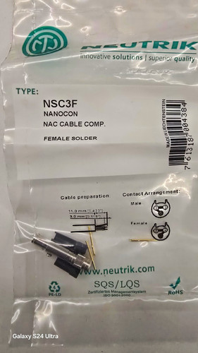 Neutrik nsc3f nanocon - neutrik, xlr