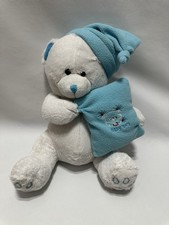 Teddy bears white and blue - teddy,
