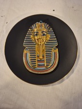 The Mask Of Tutankhamun 22 Karat Gold Plate Ltd Edition Osiris Porcelain 1992