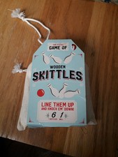 Vintage Wooden M&S skittles Game Suitable For 8year Plus