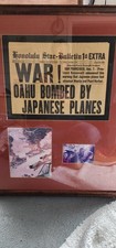 Framed Honolulu Star Bulletin