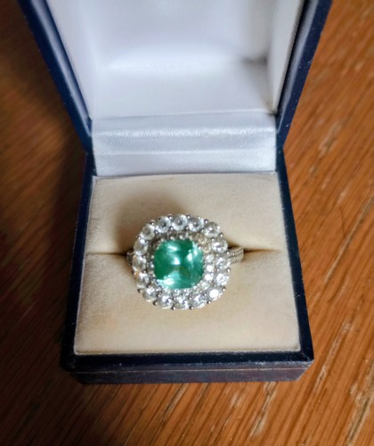 Sterling silver 925 - cz, cluster