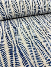 indian Blue White hand Block