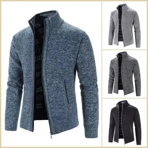 Mens fleece lined - fleece, cable