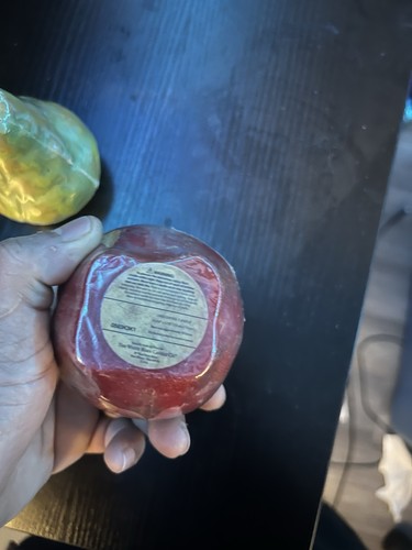 Ceramic apple and pear set - ceramic,