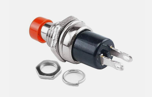 Momentary push button - push,