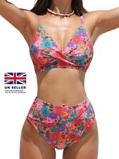 CUPSHE Women's Twist Front High Waisted Bikini Set  SIZE M , L