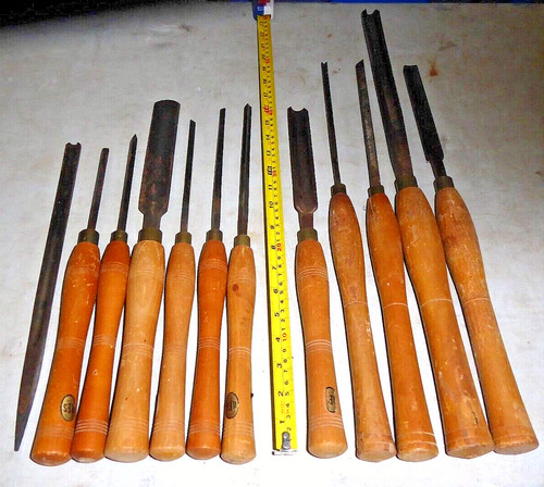 Wood turning chisels - 12,