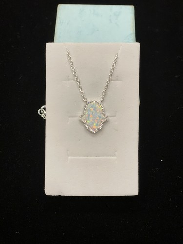 White simulated opal - white,