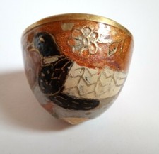 Unusual Brass And Enamel Duck