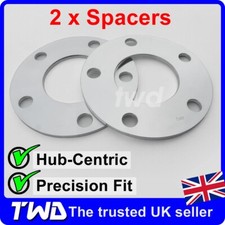 5MM ALLOY WHEEL SPACERS - VW GOLF MK5 MK6 MK7 (5x112 / 57.1MM) HUB-CENTRIC -2NX
