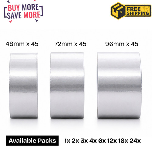 Aluminium foil tape - aluminium, rolls