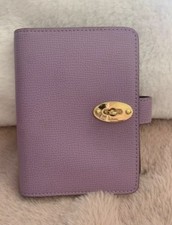Genuine Mulberry Postman's Lock Pocket Book. Lilac. Near Perfect Condition. Rare
