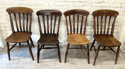 Set antique victorian elm - 4,