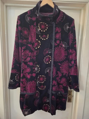 Nomads plush velvet coat
