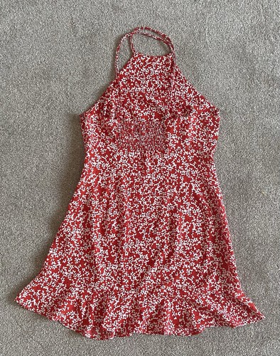Zara red and white floral - zara,