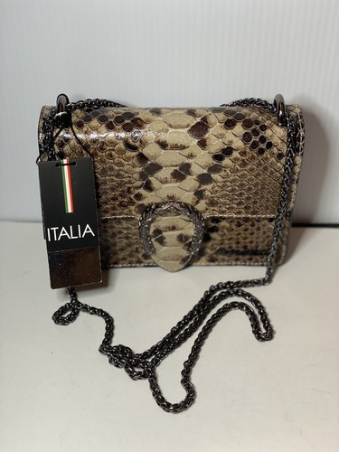 Marina galanti brown snakeskin - galanti,