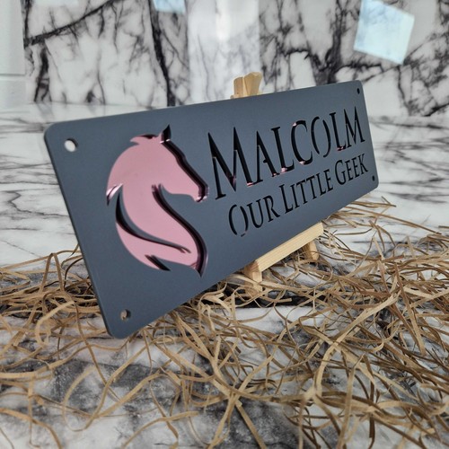 Matt anthracite and rose - and,