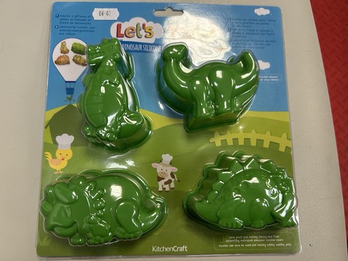 Set dinosaurs silicone - set,