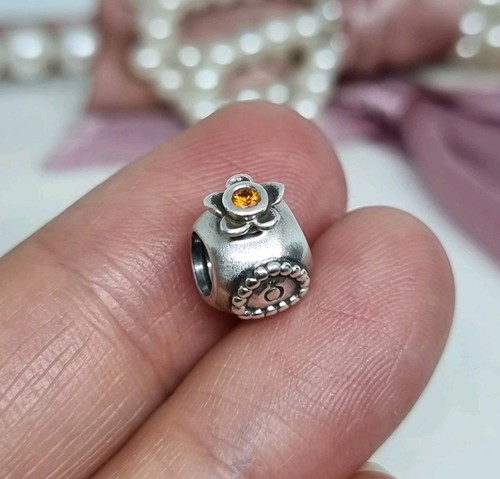 Genuine pandora orange - orange, cz