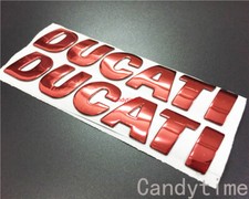 Motorcycle 3D Fuel Tank Fairing  Racing Badge Sticker Decal For DUCATI New.