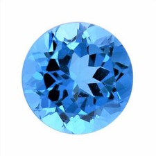 Swiss Blue Topaz 1.25mm Round