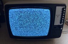 Vintage Film Prop TV - Sharp 12P-29H - 12" CRT TV - Retro Television Set 1970's