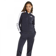 Women's Puma 2-Piece Tracksuit Classic Tricot New Genuine Black Size Medium M