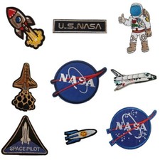 Space style Embroidered Iron