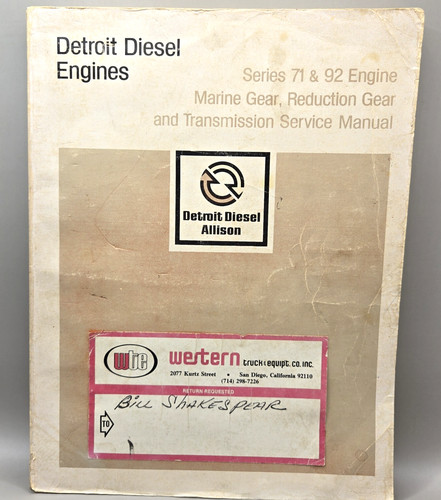 Detroit diesel engines - diesel,