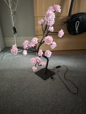 LED Pink Rose Tree Lamp Night