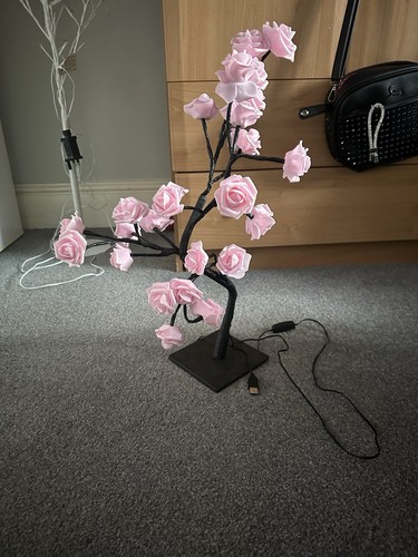 Led pink rose - pink,