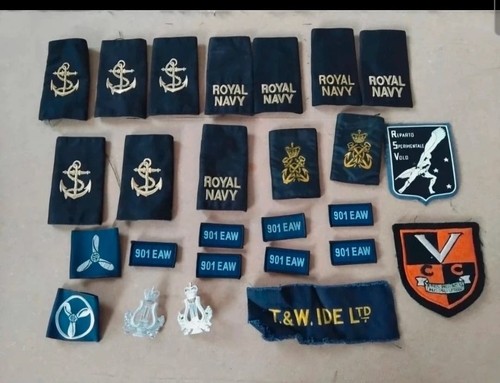 Vintage army navy badges - army/navy,