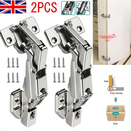 2pcs 165 degree - cabinet, hinges