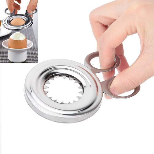Stainless boiled egg topper - boiled,