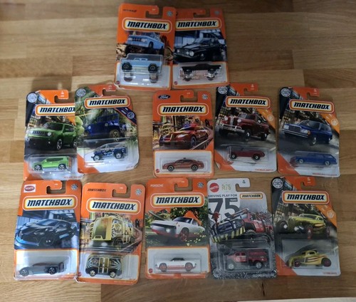 Matchbox american cars die - 12,