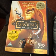 THE LION KING 2 DISC DVD
