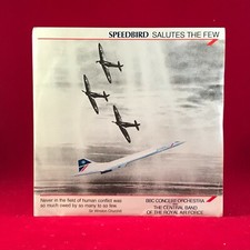 CENTRAL BAND OF ROYAL AIR FORCE Speedbird Salutes The Few 1990 7" Vinyl single